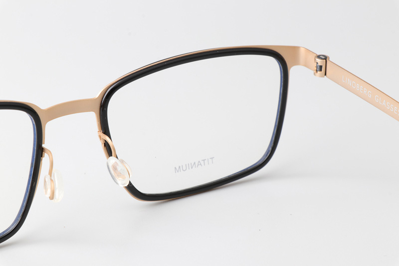 LB9711 Eyeglasses Black Gold