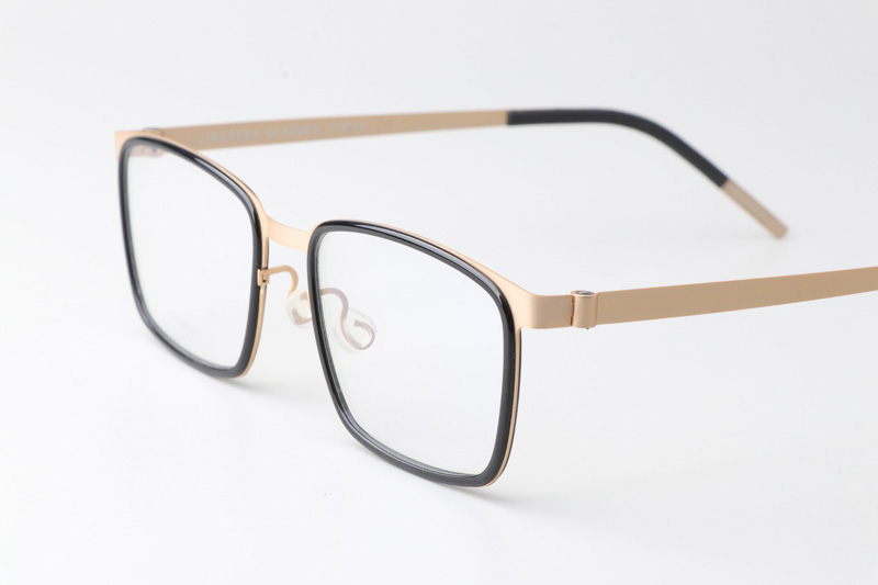 LB9711 Eyeglasses Black Gold