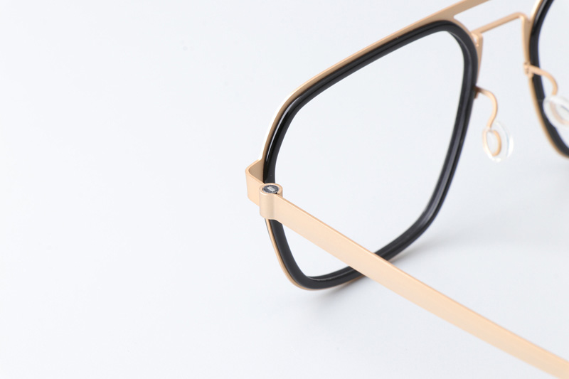 LB9753 Eyeglasses Black Gold