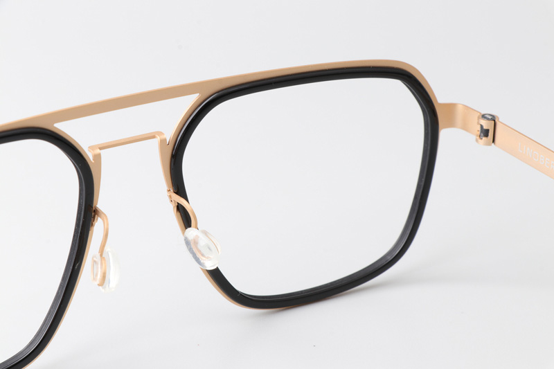 LB9753 Eyeglasses Black Gold