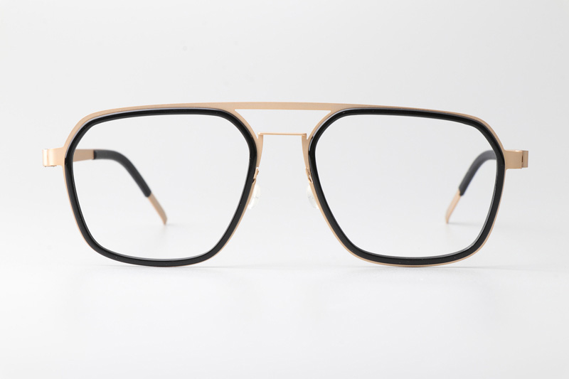 LB9753 Eyeglasses Black Gold