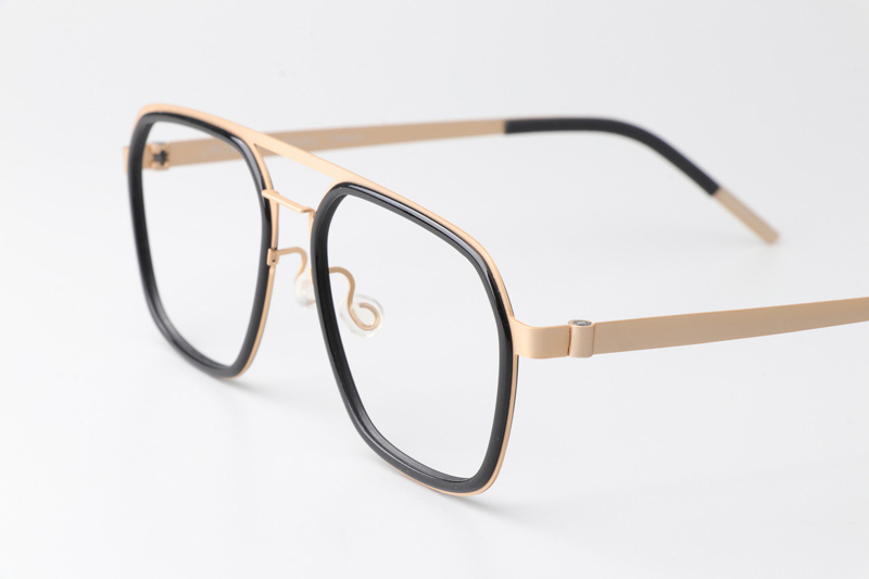 LB9753 Eyeglasses Black Gold