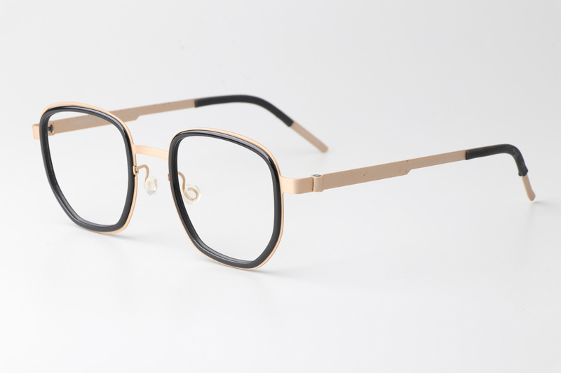 LB9758 Eyeglasses Black Gold