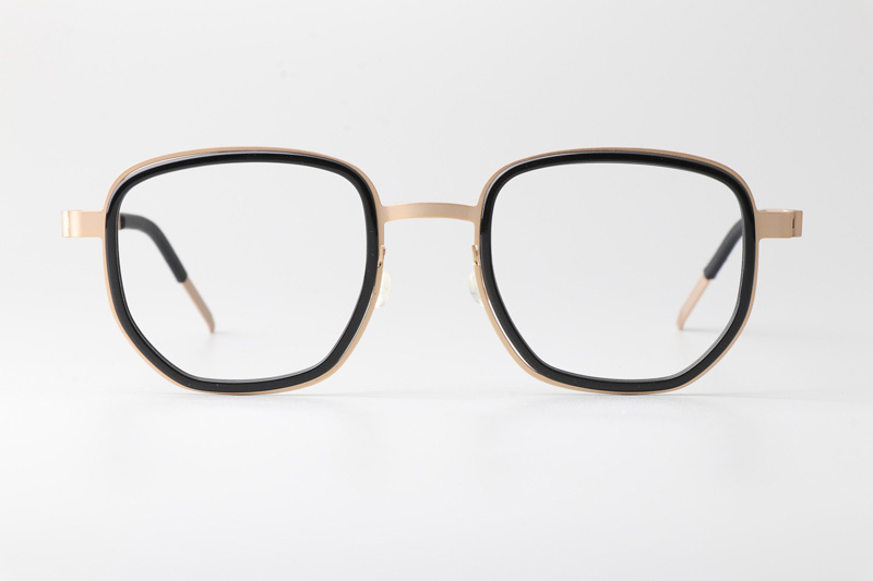 LB9758 Eyeglasses Black Gold