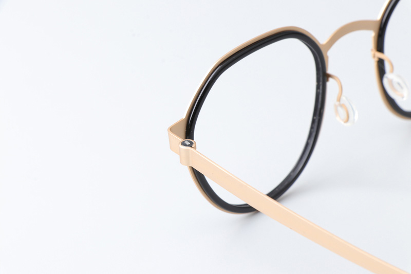 LB9759 Eyeglasses Black Gold