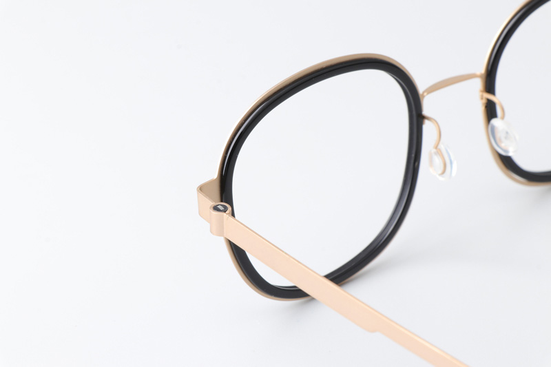 LB9762 Eyeglasses Black Gold