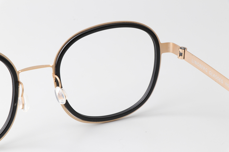 LB9762 Eyeglasses Black Gold