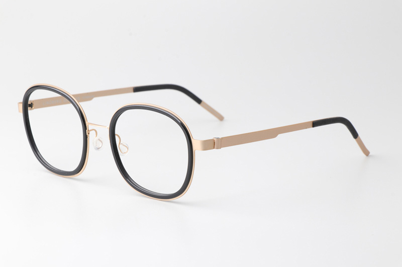 LB9762 Eyeglasses Black Gold