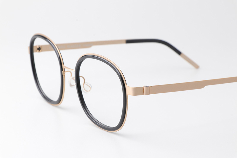 LB9762 Eyeglasses Black Gold