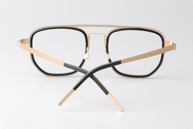 LB9788 Eyeglasses Black Gold