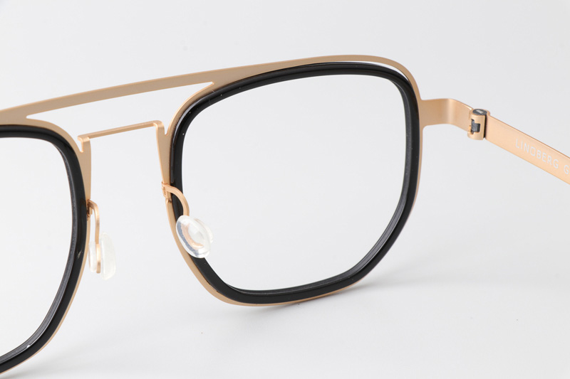 LB9788 Eyeglasses Black Gold