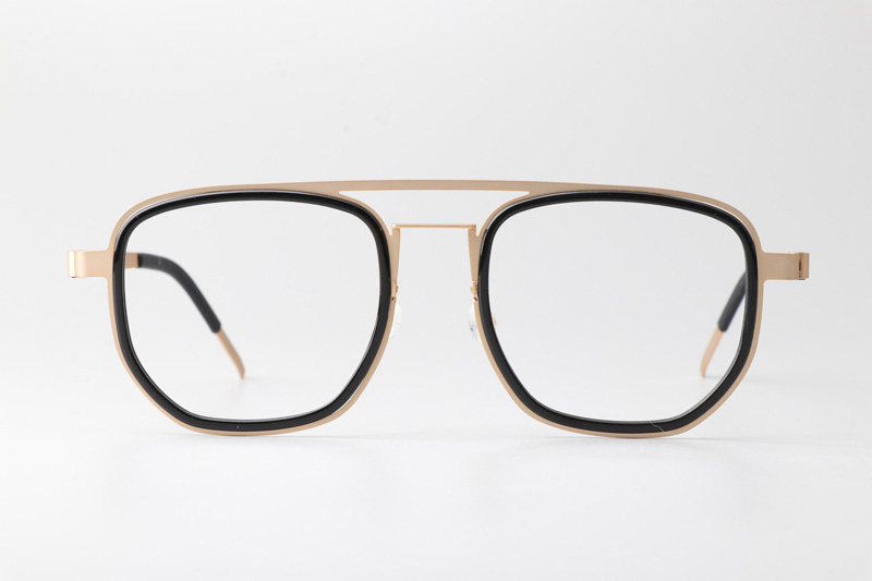 LB9788 Eyeglasses Black Gold