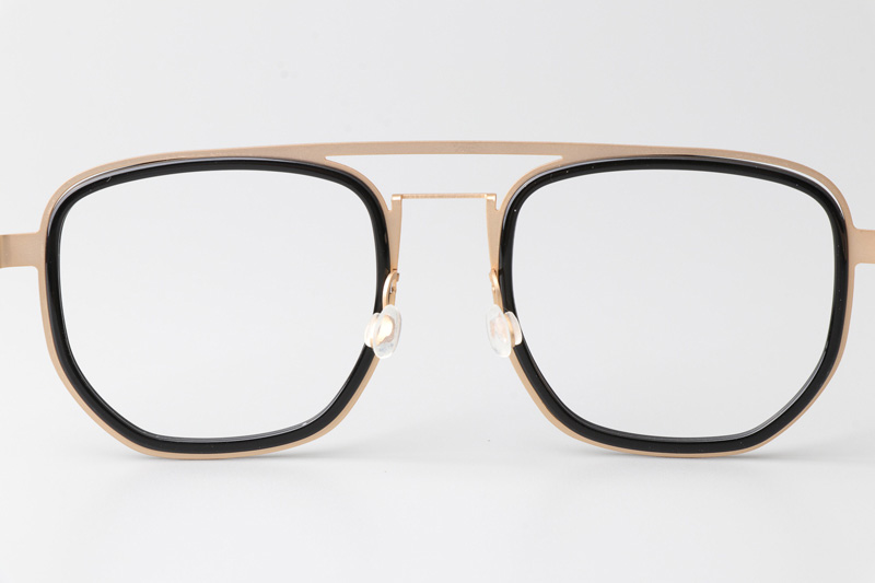 LB9788 Eyeglasses Black Gold