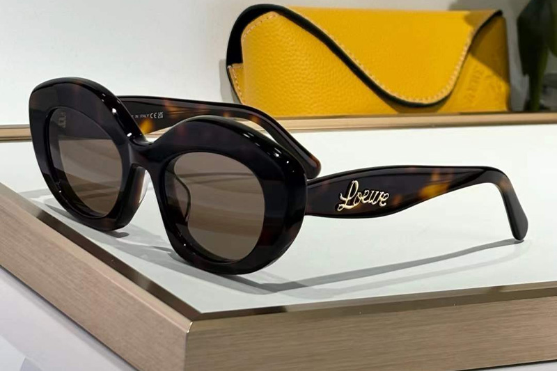LW40153S Sunglasses Tortoise Brown