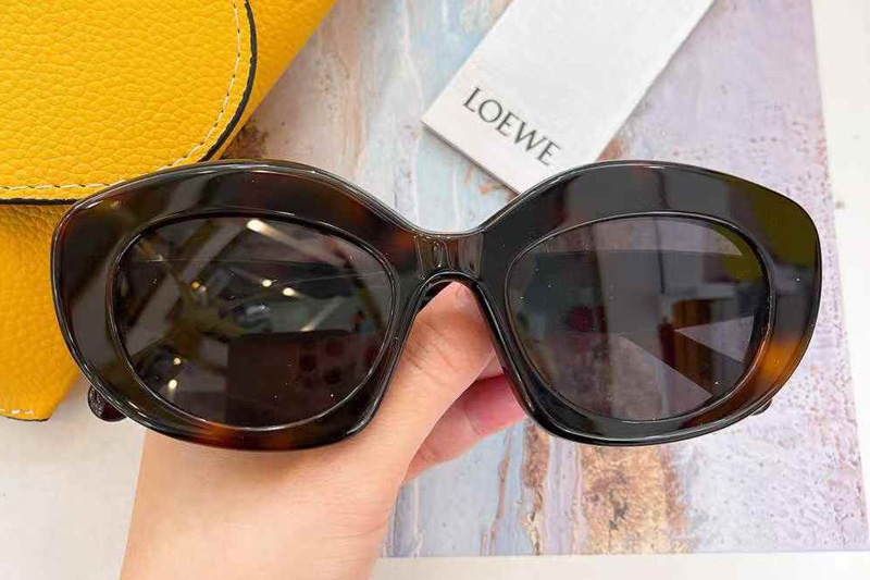 LW40153S Sunglasses Tortoise Gray