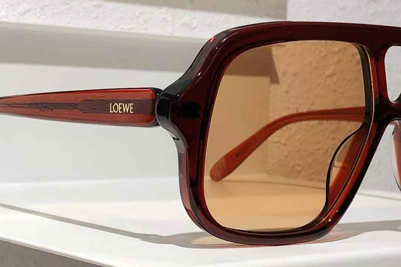 LW40161U Sunglasses Light Brown Brown