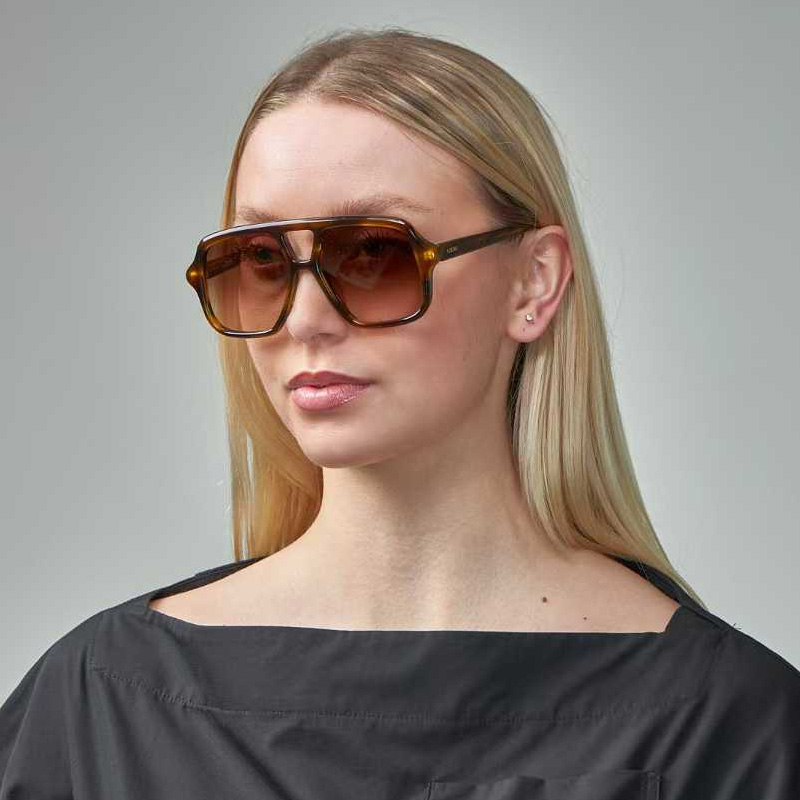 LW40161U Sunglasses Tortoise Gradient Brown
