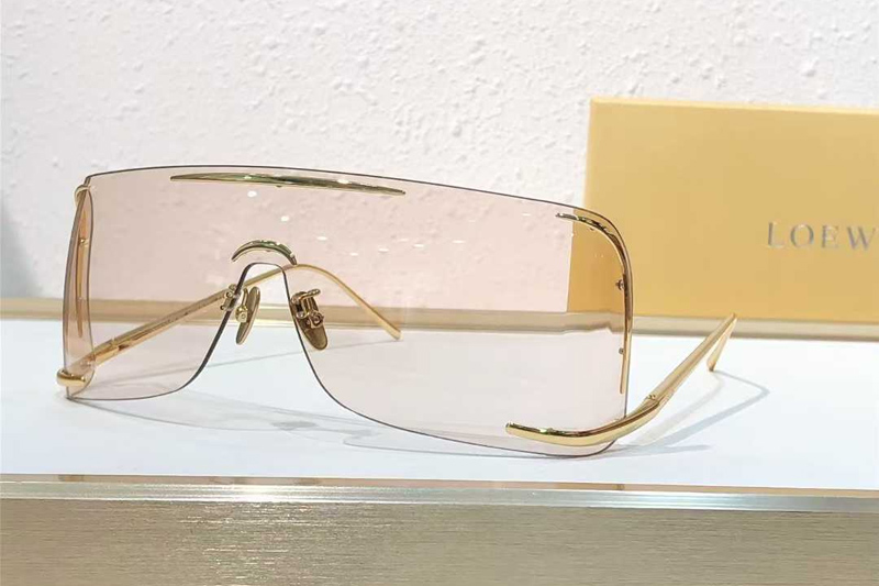 LW40193U Sunglasses Gold Light Brown