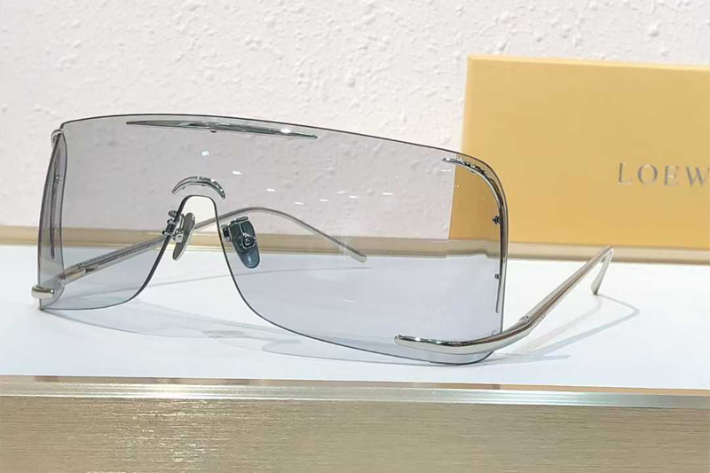 LW40193U Sunglasses Silver Light Gray