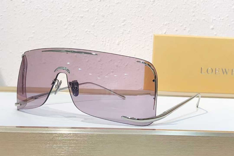 LW40193U Sunglasses Silver Pink