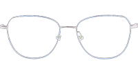 LY2002 Eyeglasses Blue Silver