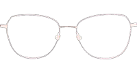 LY2002 Eyeglasses Pink Gold