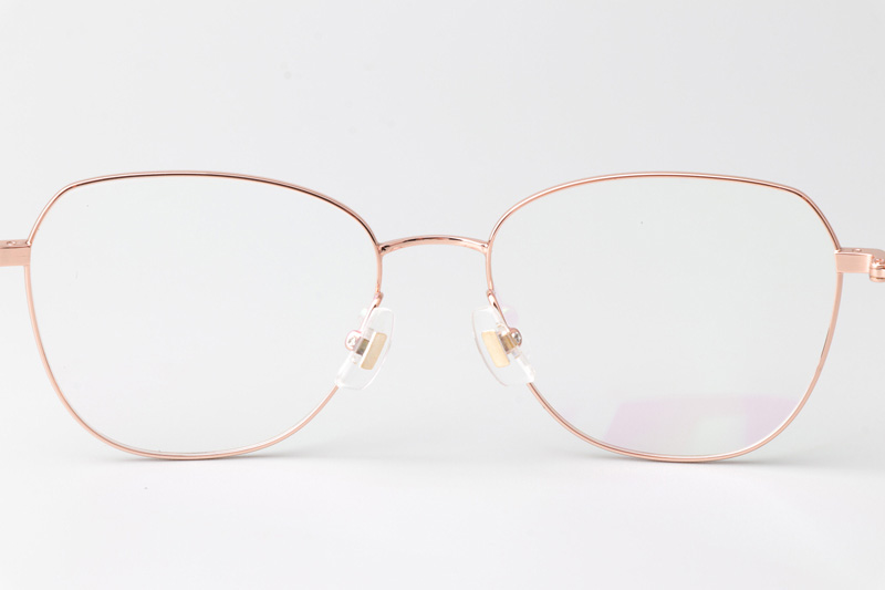 LY2002 Eyeglasses Pink Gold