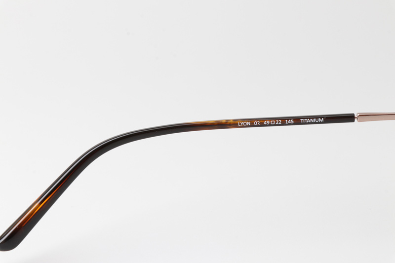 LYON Eyeglasses Coffee Tortoise