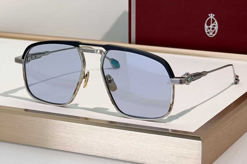 Labarge Sunglasses Black Silver Light Gray