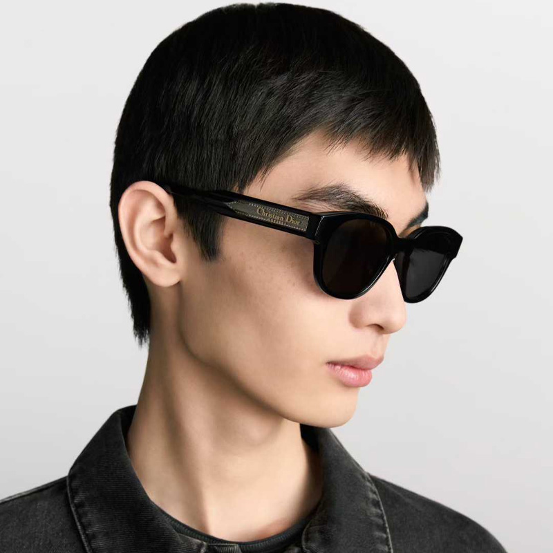 Label R1F Sunglasses Black Gray