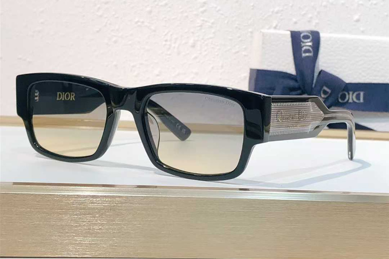 Label S1I Sunglasses Black Gradient Brown