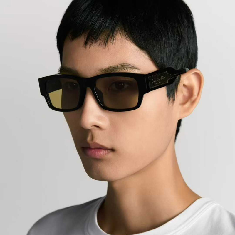 Label S1I Sunglasses Black Yellow