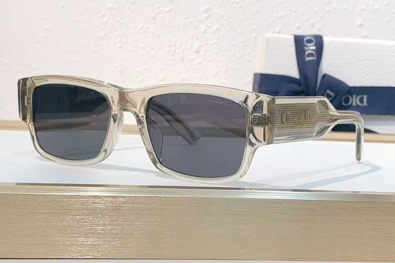 Label S1I Sunglasses Transparent Gray