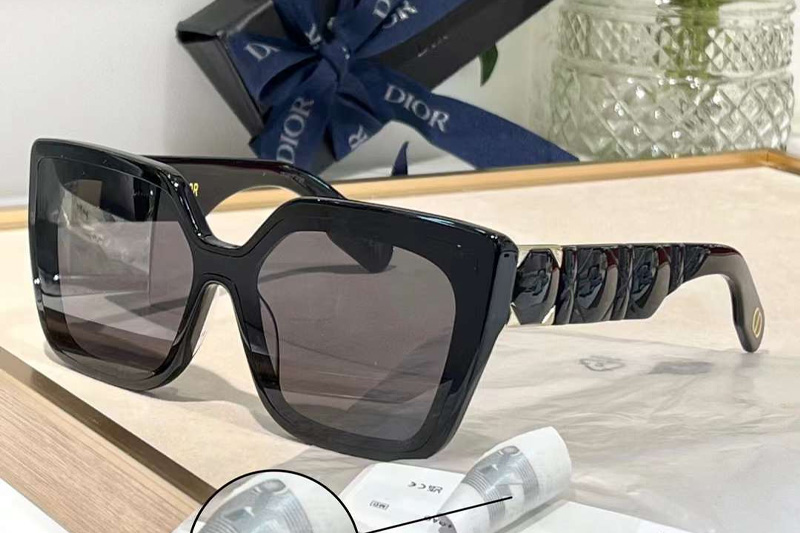 Lady S2I Sunglasses Black Gray