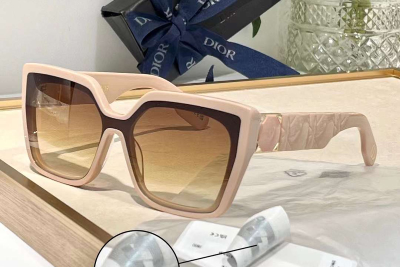 Lady S2I Sunglasses Pink Gradient Brown