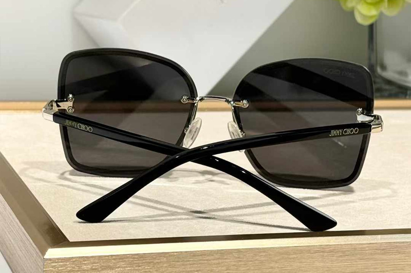 Leti-S Sunglasses Black Silver Gray
