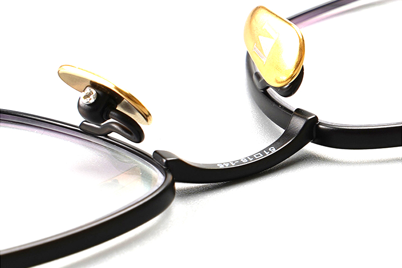 Lex Eyeglasses Black Gold