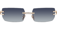 Lordie Sunglasses Gold Gradient Gray