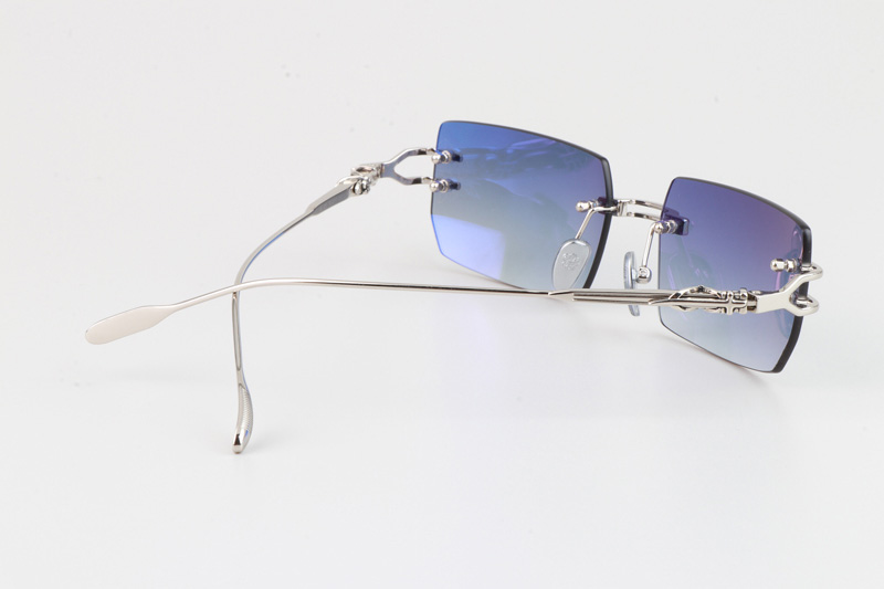 Lordie Sunglasses Silver Gradient Gray