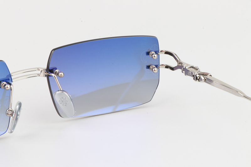 Lordie Sunglasses Silver Gradient Gray