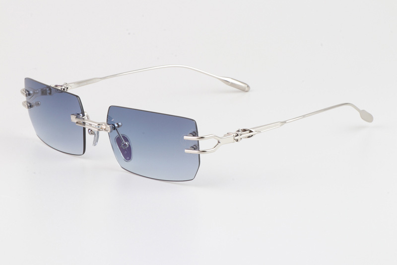 Lordie Sunglasses Silver Gradient Gray