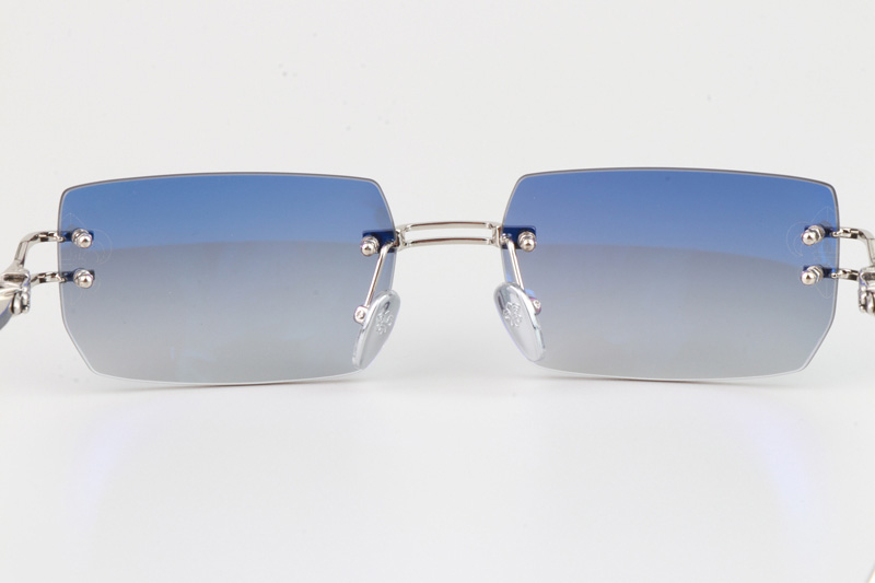 Lordie Sunglasses Silver Gradient Gray