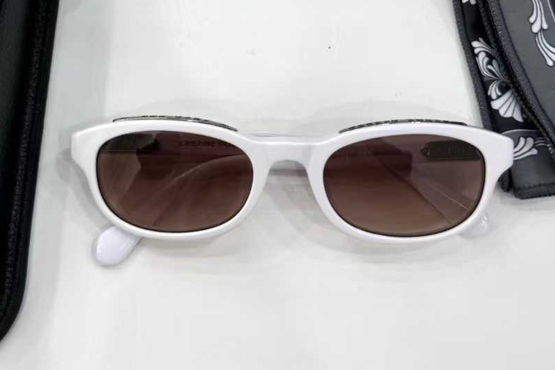 Lowrider Sunglasses White Brown