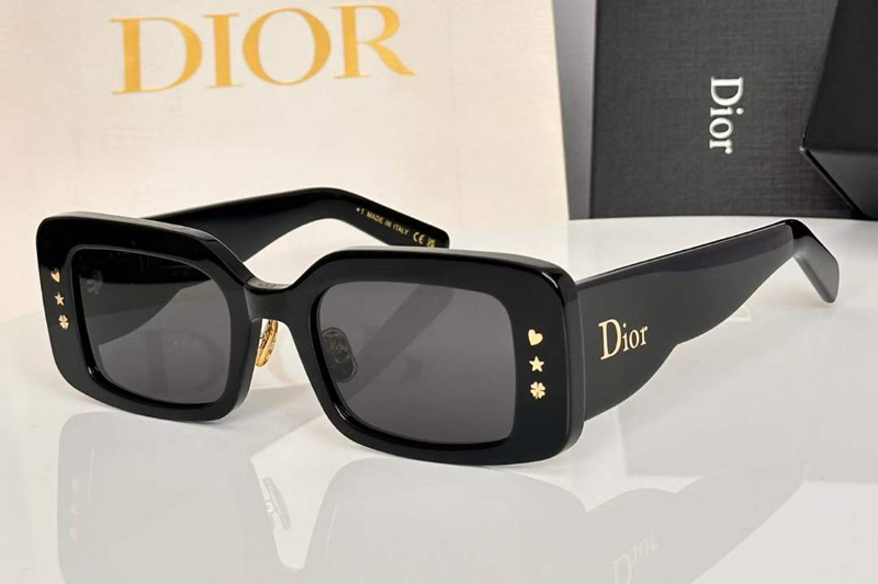 Lucky Charms S1I Sunglasses Black Gray