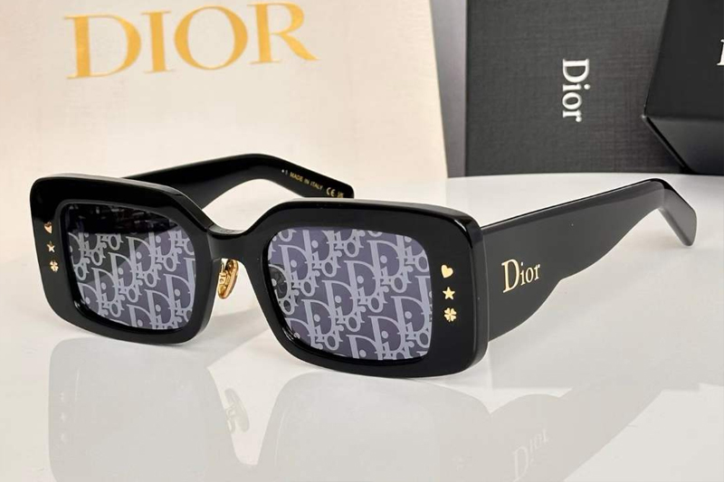 Lucky Charms S1I Sunglasses Black Silver Logo