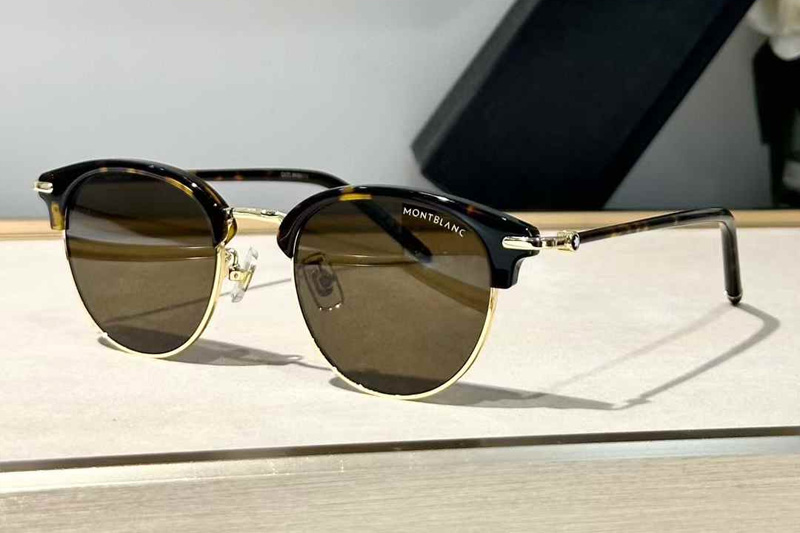 MB0408O Sunglasses Tortoise Gold Brown