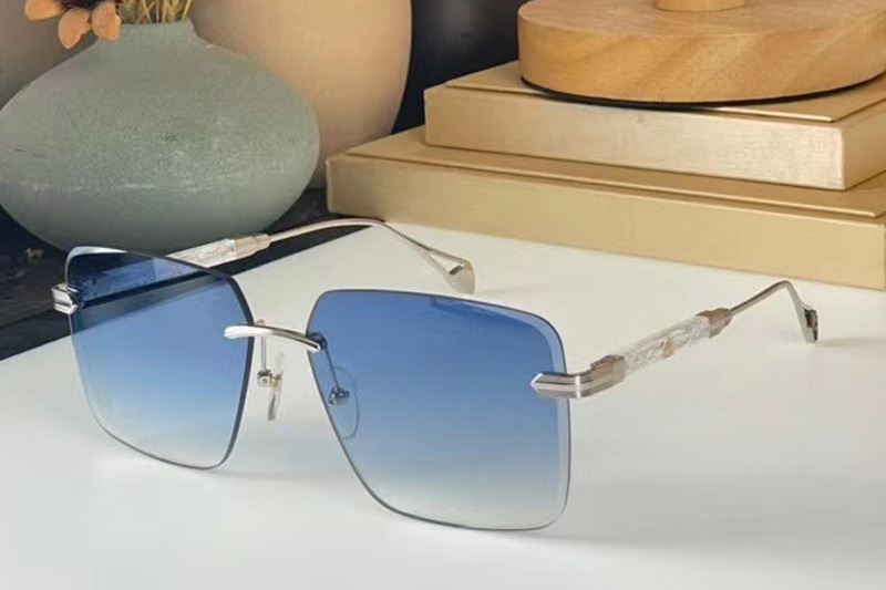 MBH G-TU-Z20 Sunglasses In Silver Gradient Blue