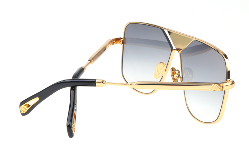 MBH THE LINEART II Sunglasses In Gold Gradient Grey