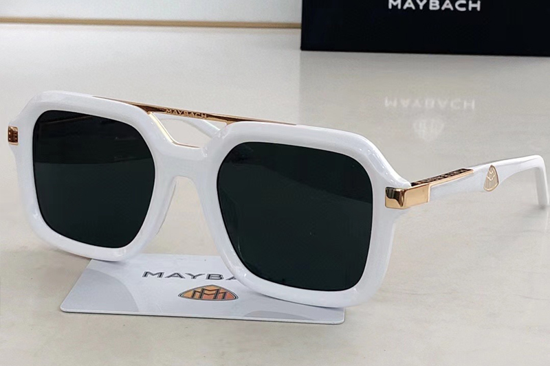 MBH THE MADE Sunglasses In White Gold