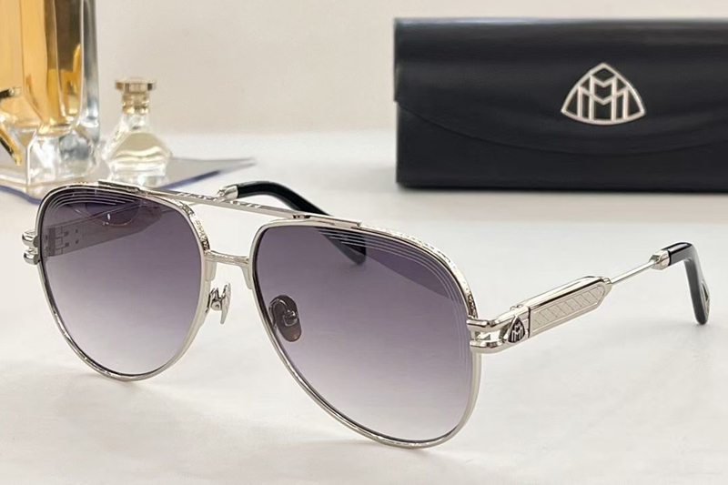 MBH THE WEN Sunglasses In Silver Gradient Grey